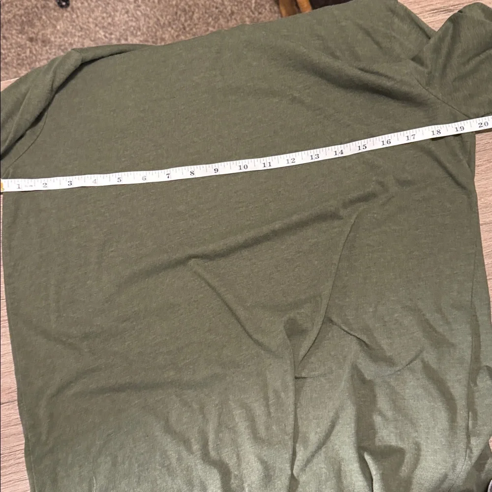 J. Crew top turtleneck top sage Green cotton blend‎